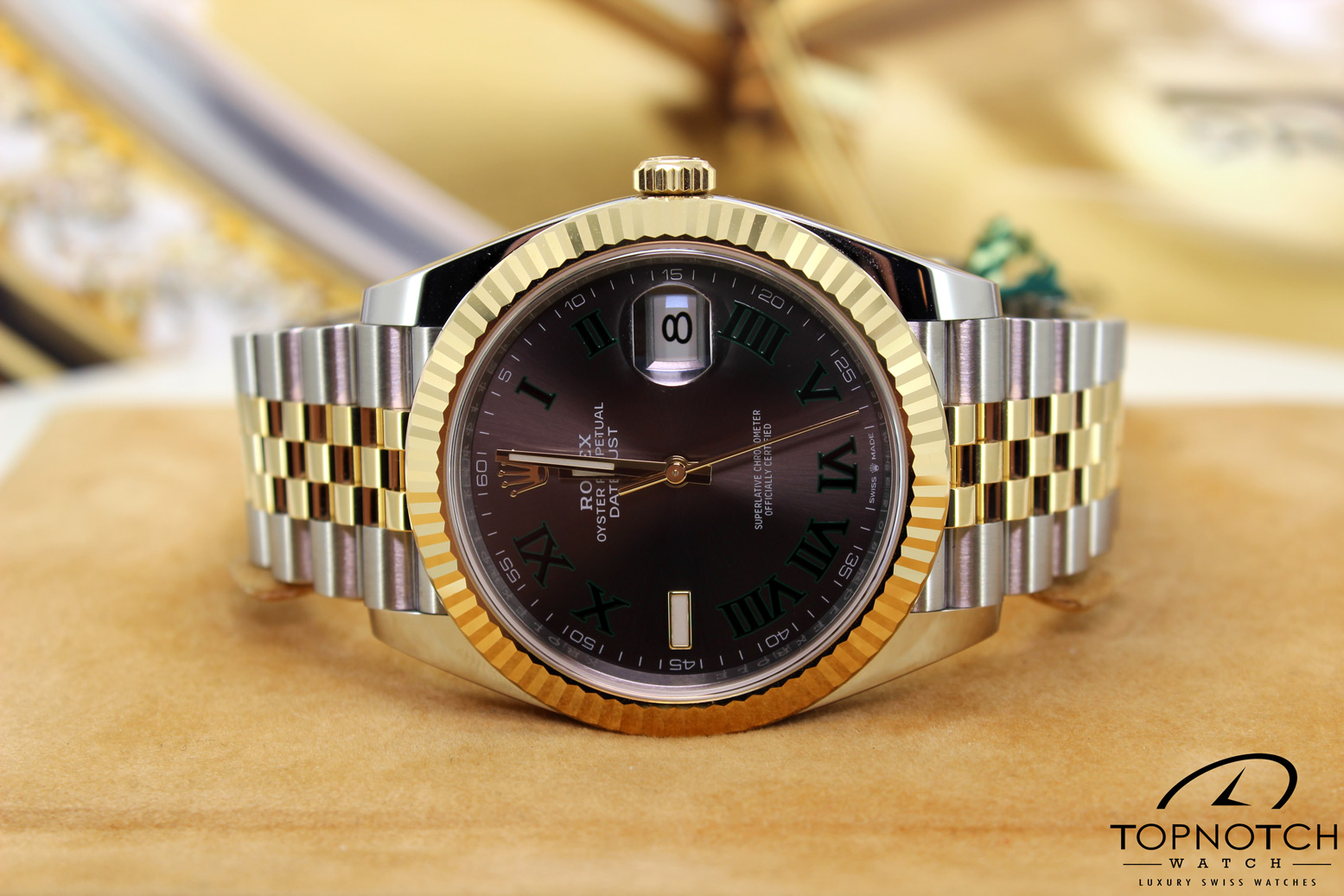 the Rolex Datejust 41 in gold
